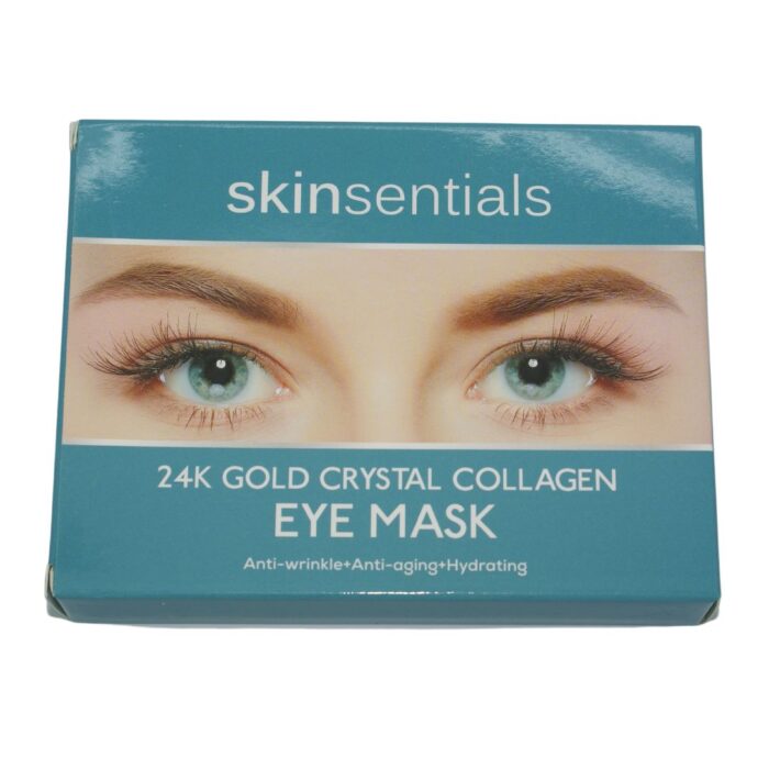 24k gold crystal collagen eye mask